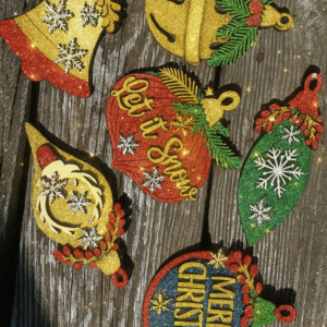 DIY Unfinished Wood Ornament Kit